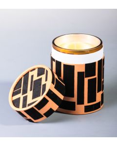 WD-23/ 1 Свеча аром. "Янтарь и мирра" в под. кор.