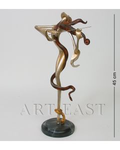 ALF 09086 Нимфа со скрипкой - cтатуэтка - абстракция (6)
