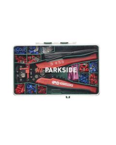 Кримпер-кліщі PARKSIDE® для обтиску кабельних наконечників + набір (клем) - 231 шт.