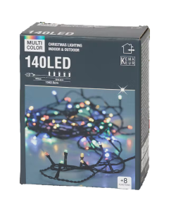 Світлодіодна гірлянда MultiСolor 140 LED (8 функцій) 13,4 м 220V Різнокольорова