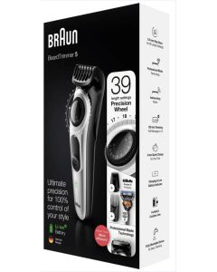 Машинка для стрижки волосся, Тример для стрижки бороди та вусів Braun BeardTrimmer BT5260 + Gillette