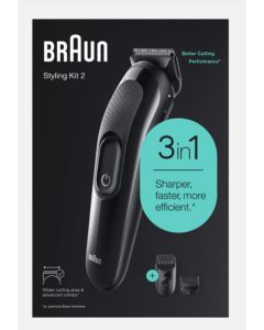 Тример для бороди/волосся та тіла Braun Styling Kit 2